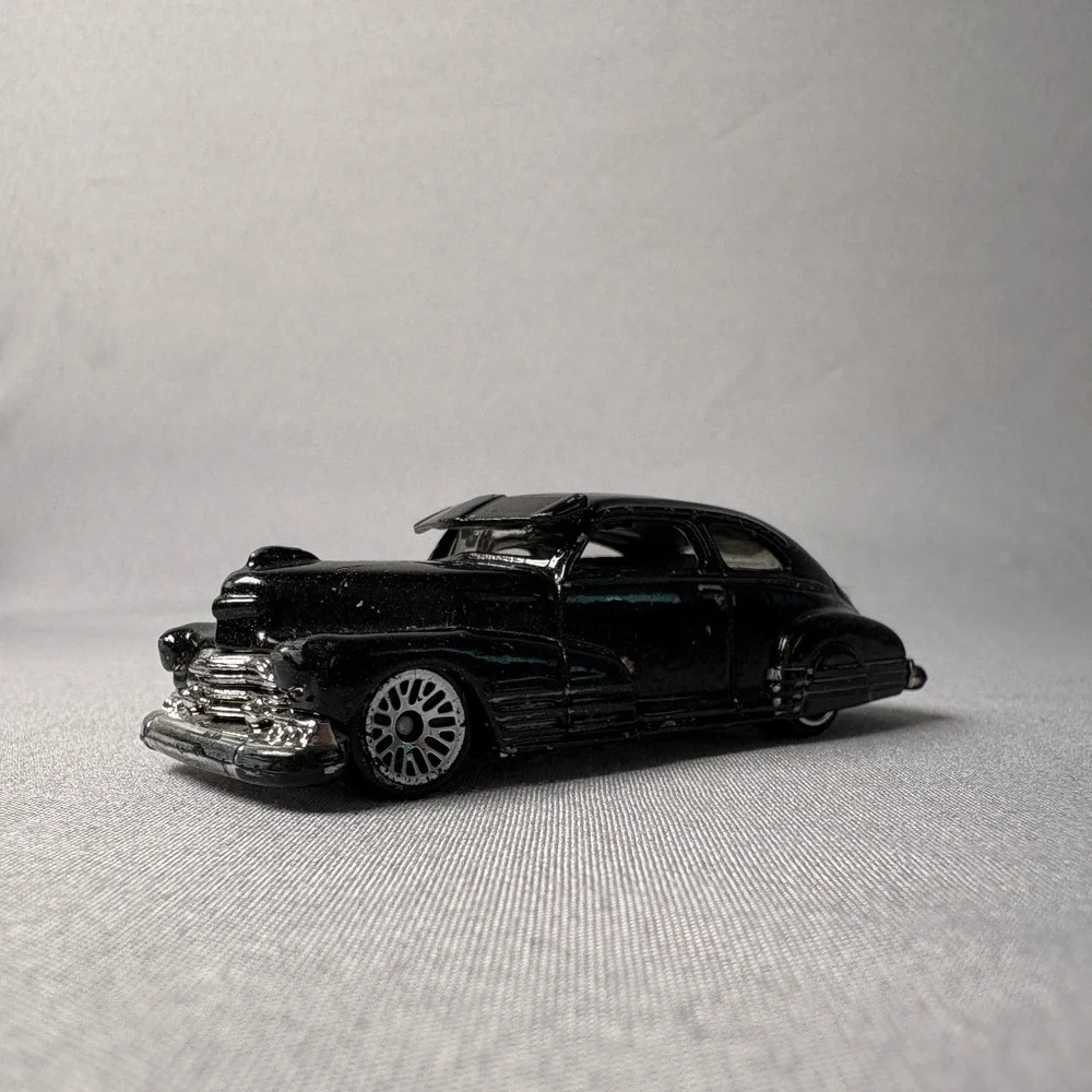Hot Wheels 47 Chevy Fleetline Black Diecast 1:64 Scale Toy Car 2003 GM Malaysia